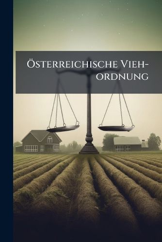 Cover image for A-sterreichische Vieh-ordnung