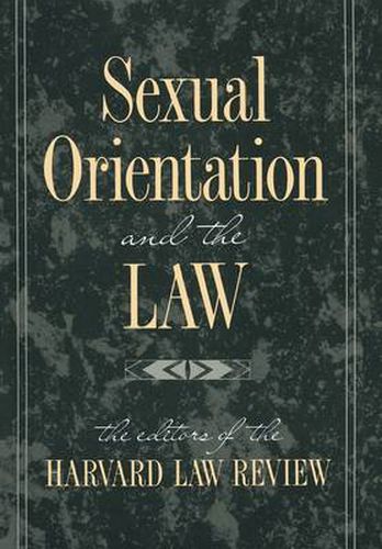 Cover image for Sexual Orientation and the Law