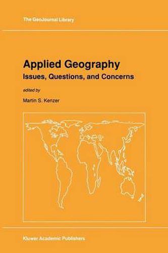 Cover image for Applied Geography: Issues, Questions, and Concerns