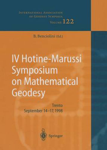 Cover image for IV Hotine-Marussi Symposium on Mathematical Geodesy