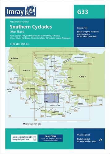 Imray Chart G33 2024