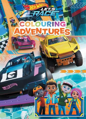 Cover image for Hot Wheels Let's Race: Colouring Adventures (Mattel)