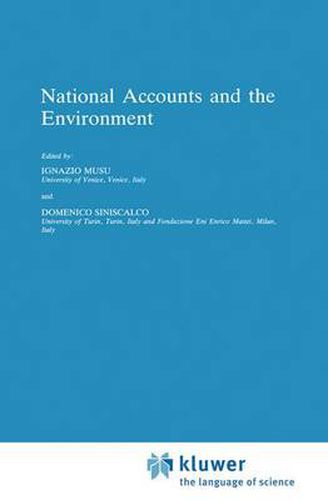 Cover image for National Accounts and the Environment