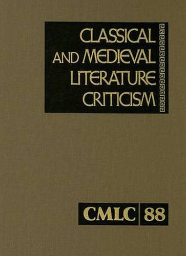 Cover image for Classical and Medieval Literature Criticism