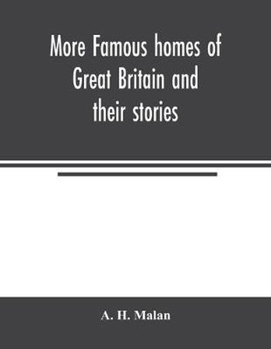 Cover image for More famous homes of Great Britain and their stories