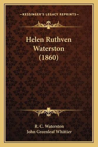 Cover image for Helen Ruthven Waterston (1860)