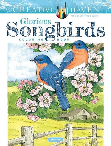 Cover image for Creative Haven Glorious Songbirds Coloring Book