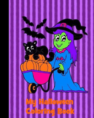 Cover image for My Halloween Coloring Book: Coloring Book For Kids Ages 4-8