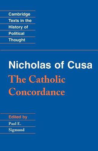 Cover image for Nicholas of Cusa: The Catholic Concordance