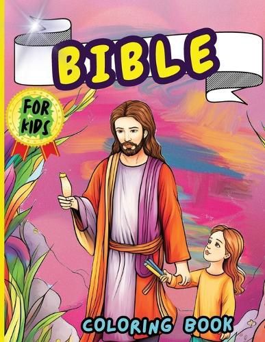 Cover image for Bible Coloring Book for Kids