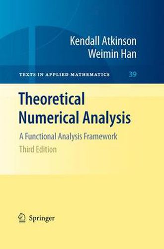 Cover image for Theoretical Numerical Analysis: A Functional Analysis Framework