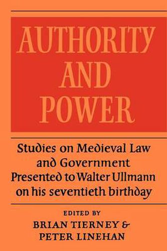 Cover image for Authority and Power