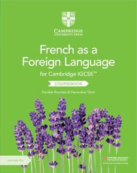 Cover image for Cambridge IGCSE (TM) French as a Foreign Language Coursebook with Audio CDs (2)