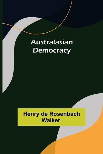 Cover image for Australasian Democracy