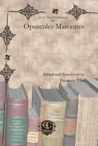 Cover image for Opuscules Maronites