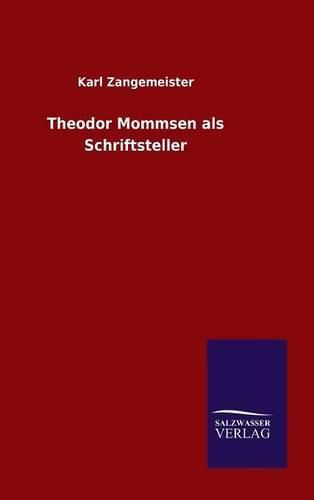 Theodor Mommsen als Schriftsteller