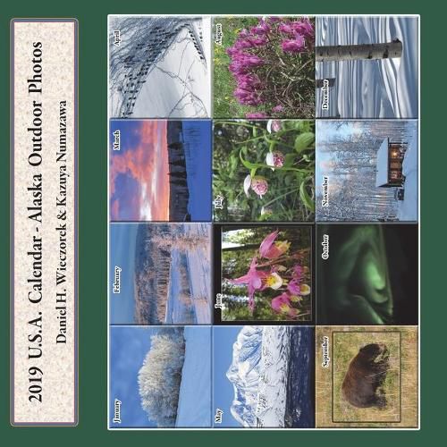 Cover image for 2019 U.S.A. Calendar - Alaska Outdoor Photos