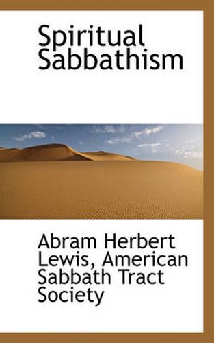 Cover image for Spiritual Sabbathism