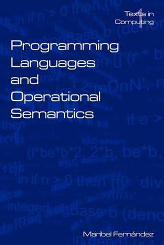 Cover image for Programming Languages and Operational Semantics: An Introduction