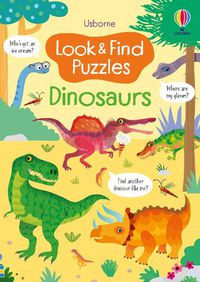 Cover image for Look and Find Puzzles Dinosaurs