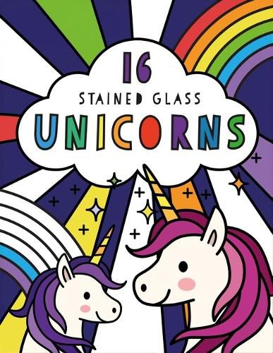 Cover image for Stained Glass Coloring Unicorns