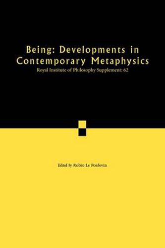 Cover image for Being: Developments in Contemporary Metaphysics