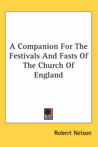 Cover image for A Companion for the Festivals and Fasts of the Church of England