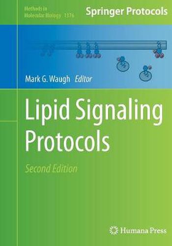 Cover image for Lipid Signaling Protocols