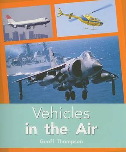 Cover image for Vehicles in the Air: Individual Student Edition Turquoise (Levels 17-18)