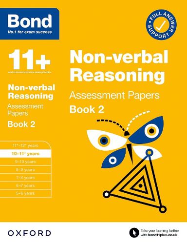 Cover image for Bond 11+ Non-verbal Reasoning Assessment Papers 10-11 Years Book 2