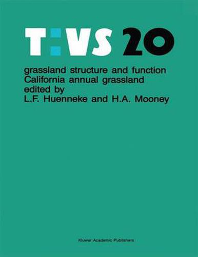 Cover image for Grassland structure and function: California annual grassland