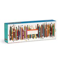 Cover image for Frank Lloyd Wright Colored Pencils Shaped 1000 Piece Panoramic Puzzle