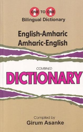 Cover image for English-Amharic & Amharic-English One-to-One Dictionary (exam-suitable)