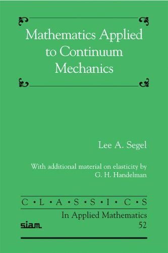 Cover image for Mathematics Applied to Continuum Mechanics