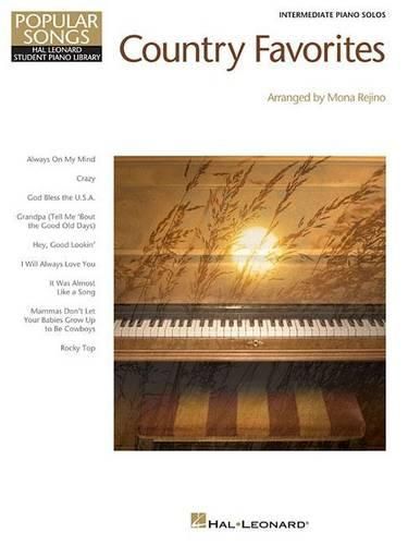 Cover image for Country Favorites: Intermediate Piano Solos