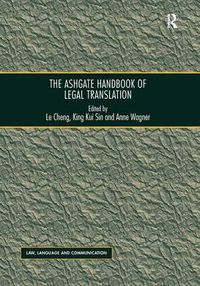 Cover image for The Ashgate Handbook of Legal Translation