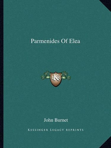 Parmenides of Elea