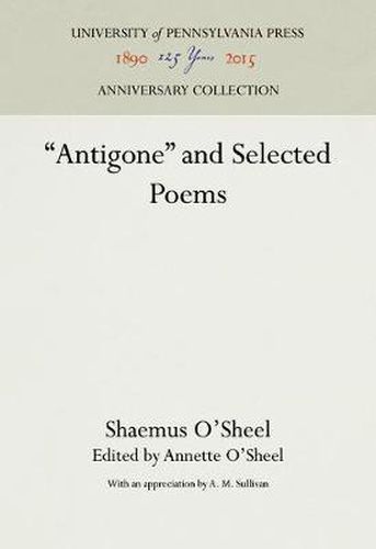 Antigone  and Selected Poems