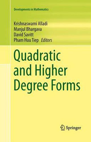 Cover image for Quadratic and Higher Degree Forms