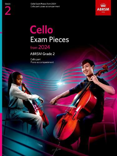 Cello Exam Pieces from 2024, ABRSM Grade 2, Cello Part & Piano Accompaniment