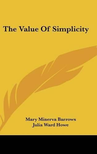 Cover image for The Value of Simplicity