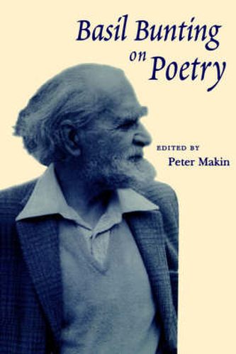 Cover image for Basil Bunting on Poetry