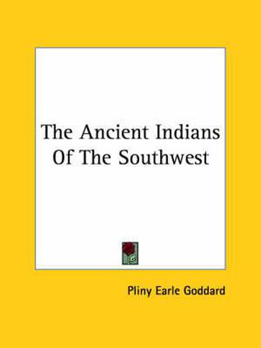 Cover image for The Ancient Indians of the Southwest