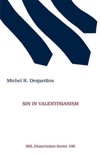 Cover image for Sin in Valentinianism