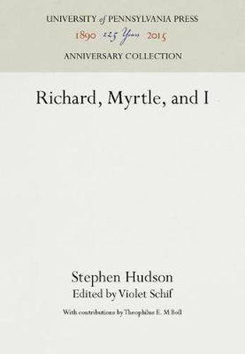 Cover image for Richard, Myrtle, and I