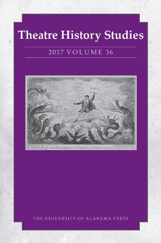 Cover image for Theatre History Studies 2017, Volume 36