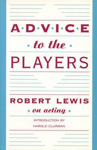 Advice to the Players: On Acting