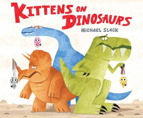 Kittens on Dinosaurs