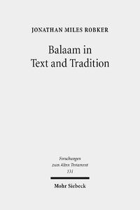 Cover image for Balaam in Text and Tradition