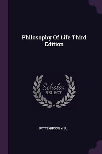 Cover image for Philosophy Of Life Third Edition